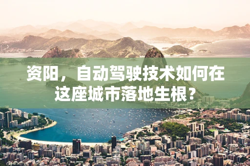 资阳，自动驾驶技术如何在这座城市落地生根？