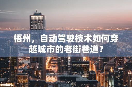 梧州，自动驾驶技术如何穿越城市的老街巷道？