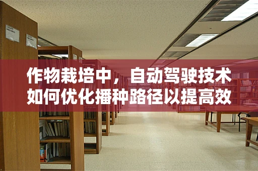 作物栽培中，自动驾驶技术如何优化播种路径以提高效率？