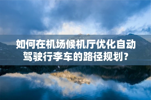 如何在机场候机厅优化自动驾驶行李车的路径规划？