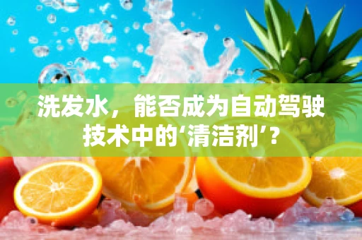 洗发水，能否成为自动驾驶技术中的‘清洁剂’？