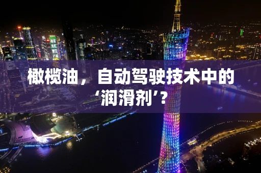 橄榄油，自动驾驶技术中的‘润滑剂’？