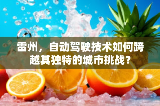 雷州，自动驾驶技术如何跨越其独特的城市挑战？