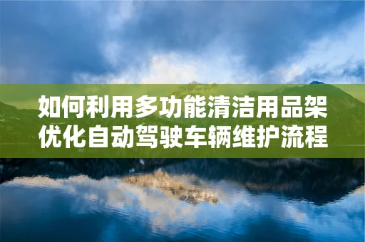 如何利用多功能清洁用品架优化自动驾驶车辆维护流程？