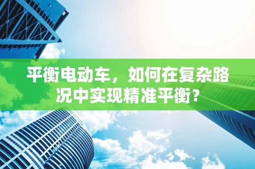 平衡电动车，如何在复杂路况中实现精准平衡？