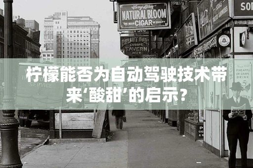 柠檬能否为自动驾驶技术带来‘酸甜’的启示？