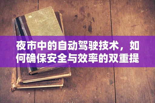 夜市中的自动驾驶技术，如何确保安全与效率的双重提升？